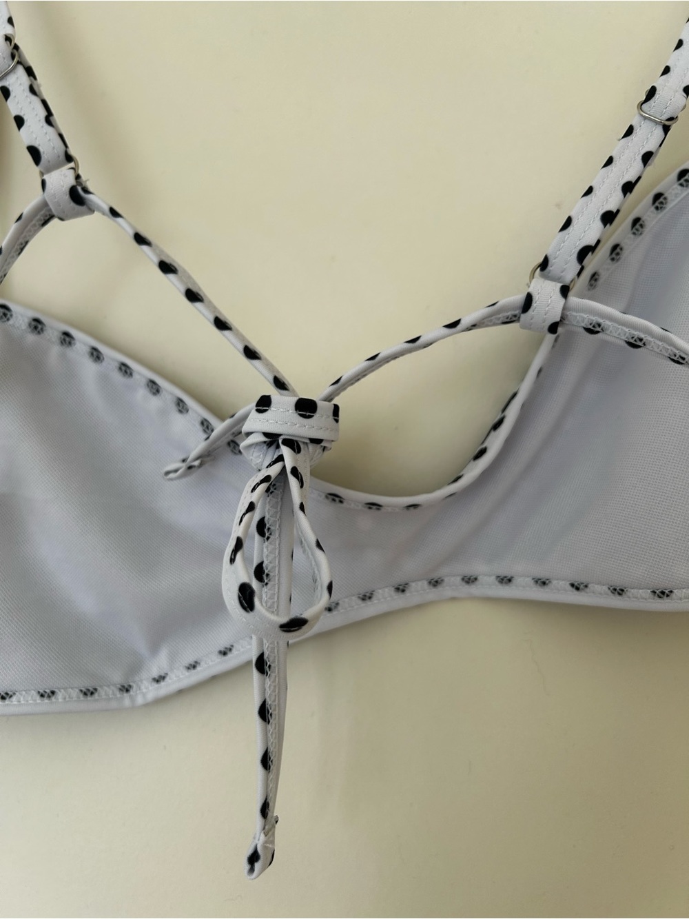 NEVER WORN - Black & White Polka Dot Bikini Set - Picture 7 of 8